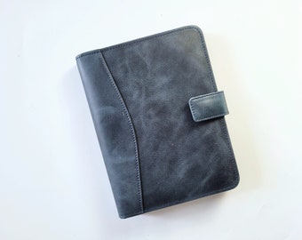 Monogram Leather Padfolio, Personalized Gifts, Leather Portfolio, Business Gift, Refillable Leather Portfolio Folder, Gift for Her