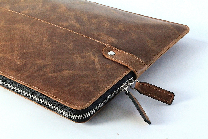Microsoft Surface Pro 9 Leather Sleeve Case Handmade, Microsoft Surface Pro 8 Sleeve Case