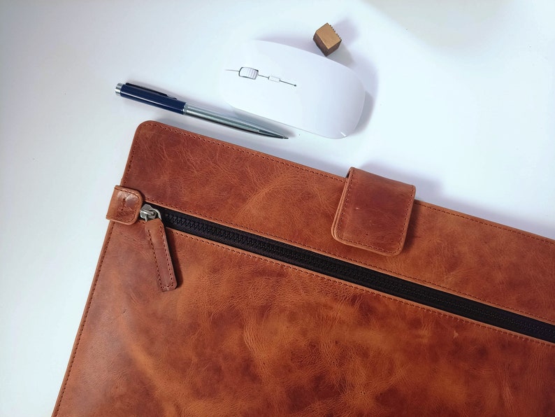 Dell XPS Leather Case Personalized Leather Laptop Sleeve 13in 15in