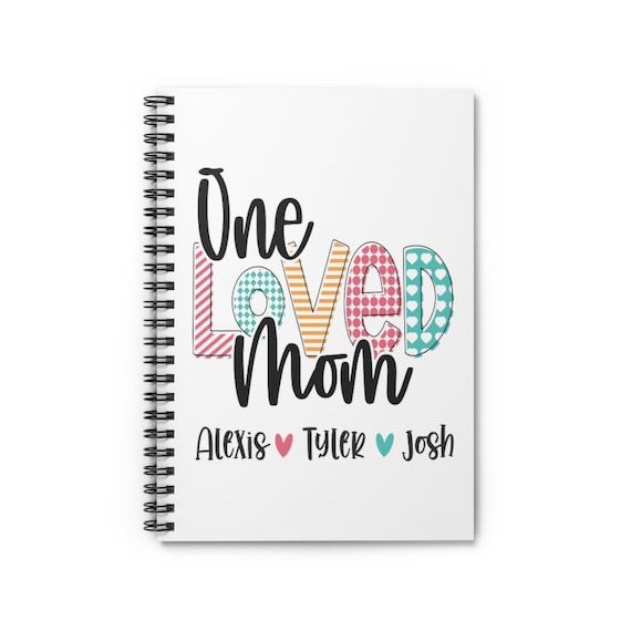Personalized Mom Note Pad Personalized Mom Gift From Kids Etsy