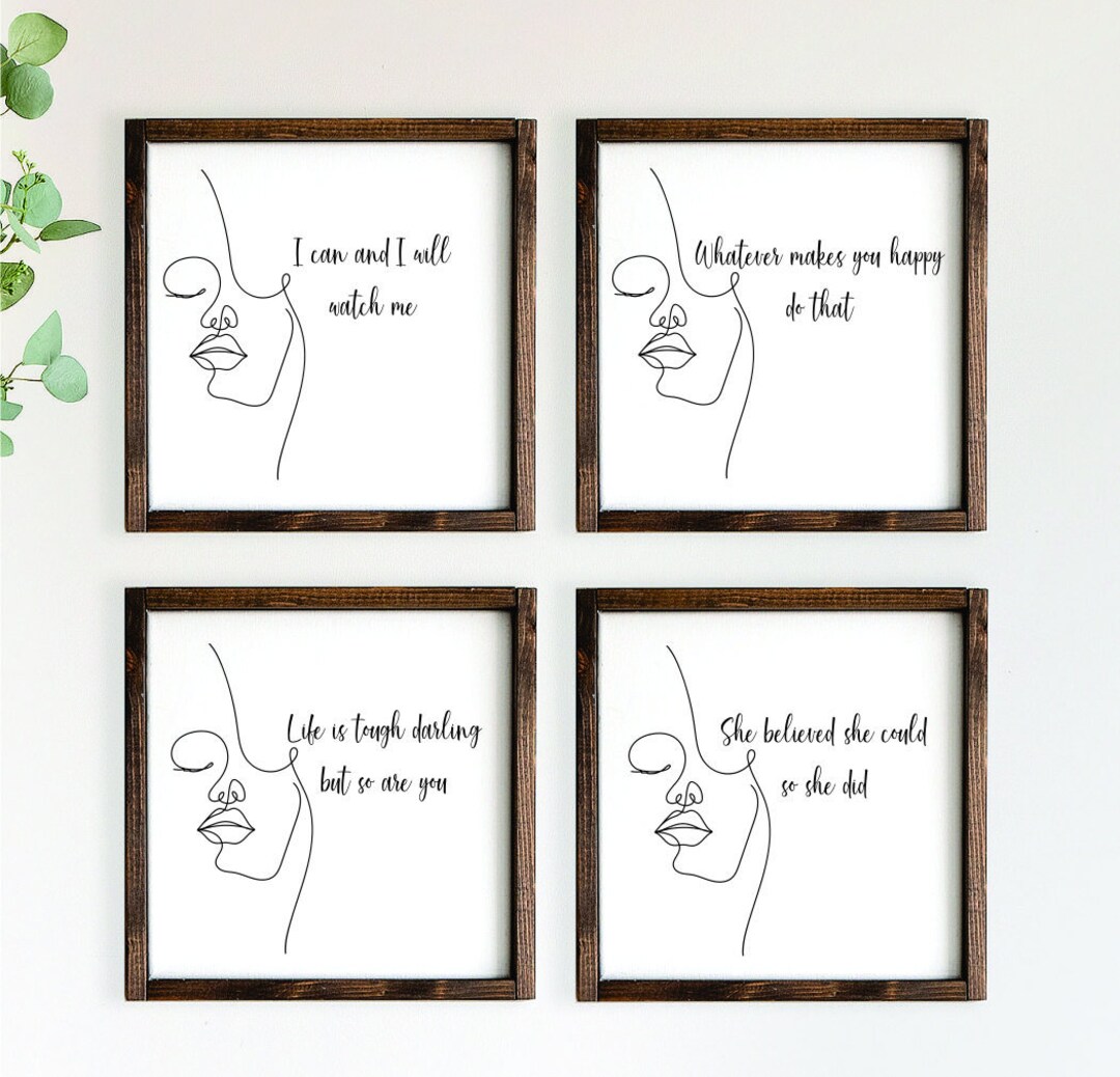 Positive Affirmations Printable Empowering Women Digital Prints ...