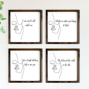 positive affirmations printable empowering women digital prints inspirational women printable wall art women downloadable happy believe