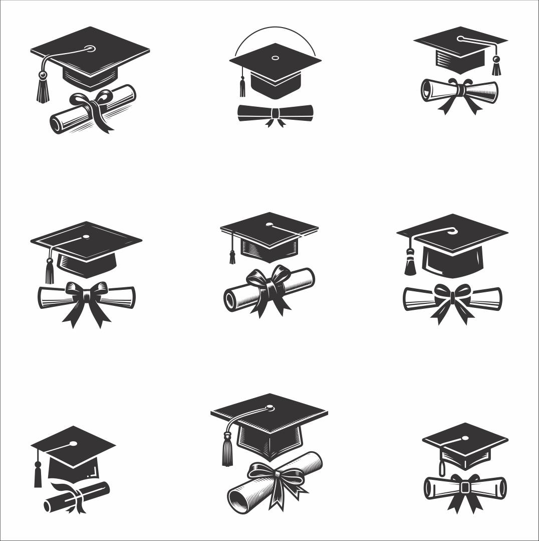 graduation cap scroll svg png printable digital prints class of 2025 cap downloadable clipart downloadable cricut file grad cap 2025 scroll