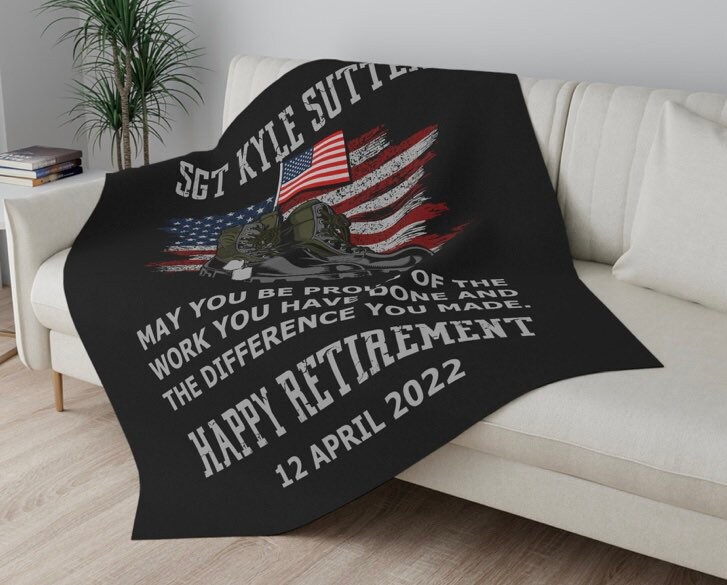 Army Retirement Gift Personalized Military Retirement Gift Etsy