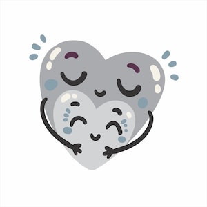 hearts svg printable png files digital download file digital print hugs hug hearts fun Valentine&#39;s Day hearts cute downloads grey heart hugs