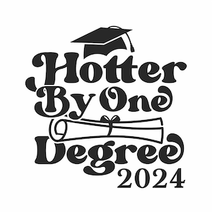 Diplôme de baccalauréat 2024 svg png diplôme universitaire fille imprimable impressions numériques baccalauréat téléchargeable clipart cricut plus chaud par un