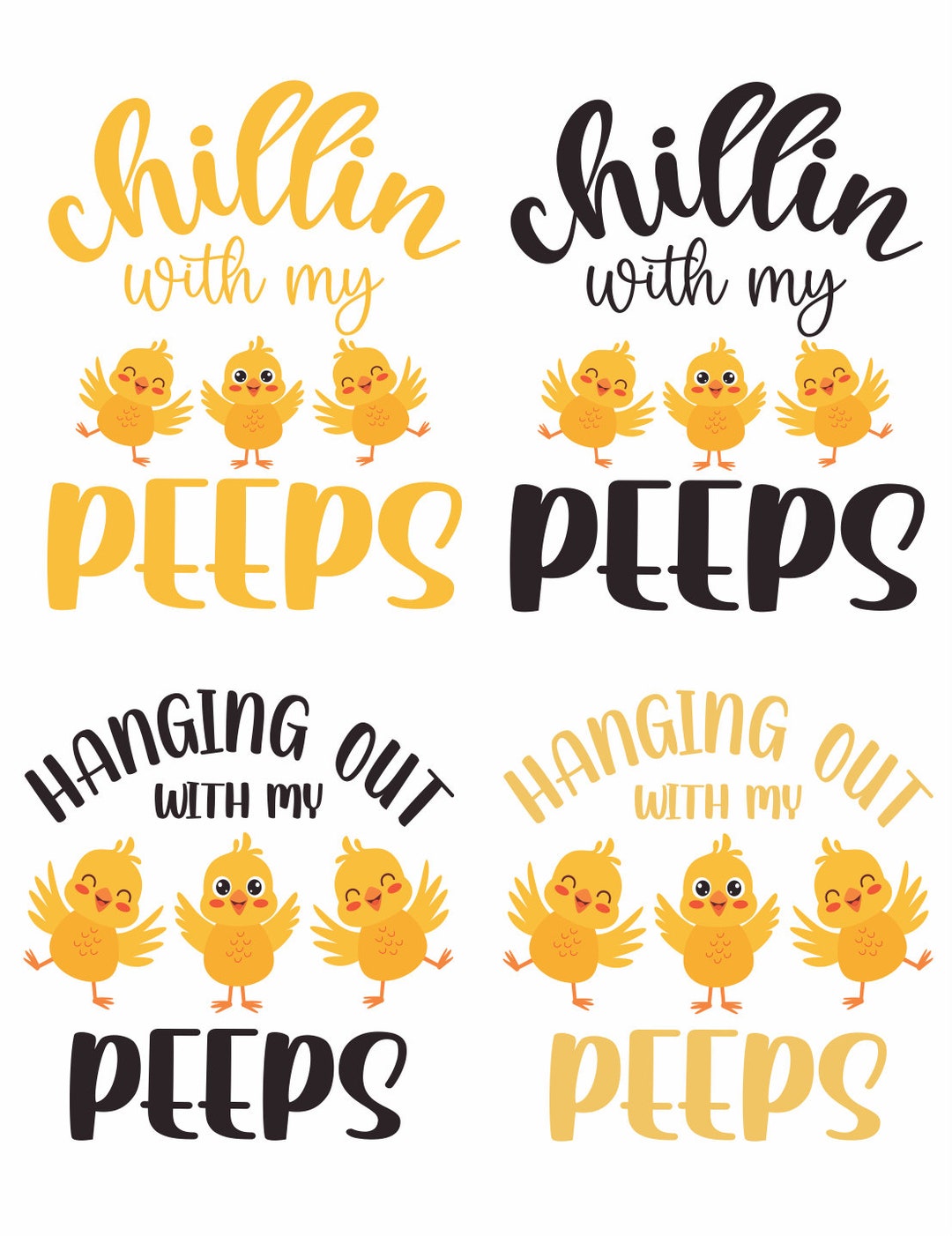 Hanging With My Peeps Printable Chillin With My Peeps Digital Print ...