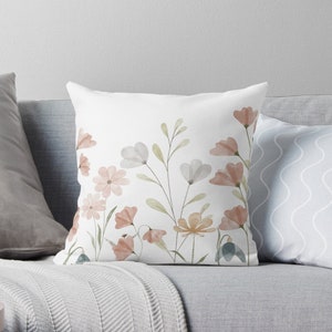 wildflower downloadable digital print wildflowers wall print best elegant floral prints neutral printable flower boho blush blue