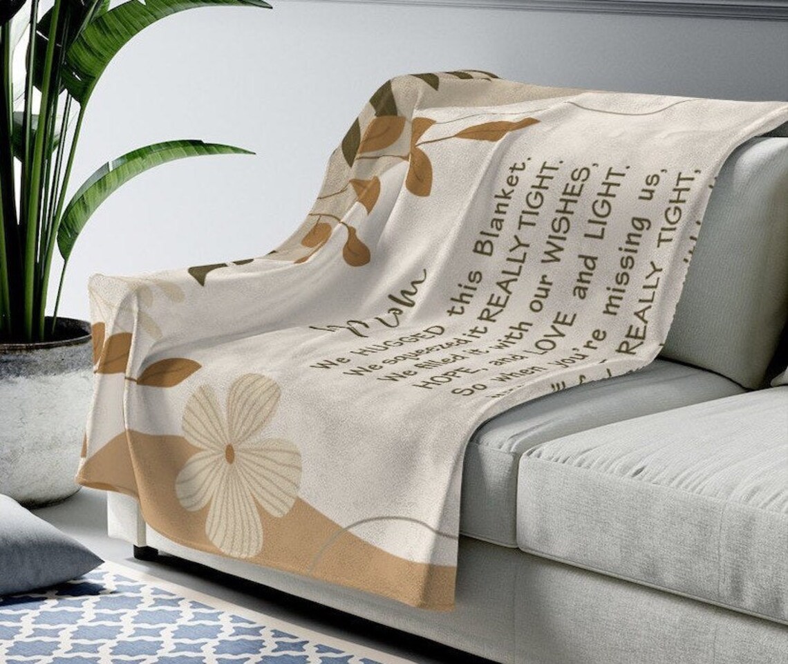 Mom blanket personalized mom blanket mom gift Etsy
