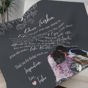 black sister blanket black friend blanket African American sister gift personalized customizable black sister gift best black sister blanket