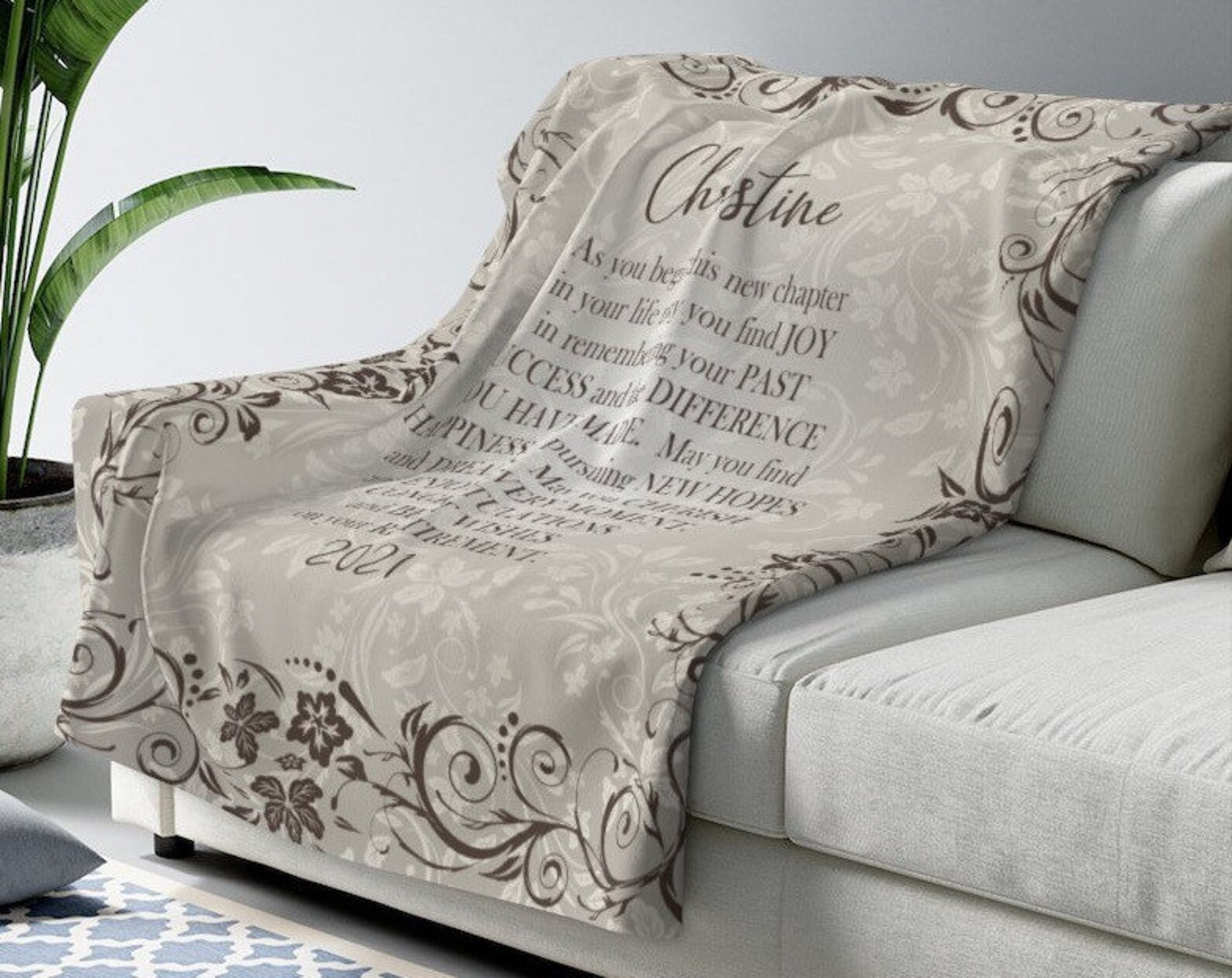 Retirement Blanket Personalized retirement blanket Etsy