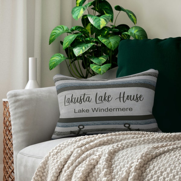 Lake House Pillow Etsy