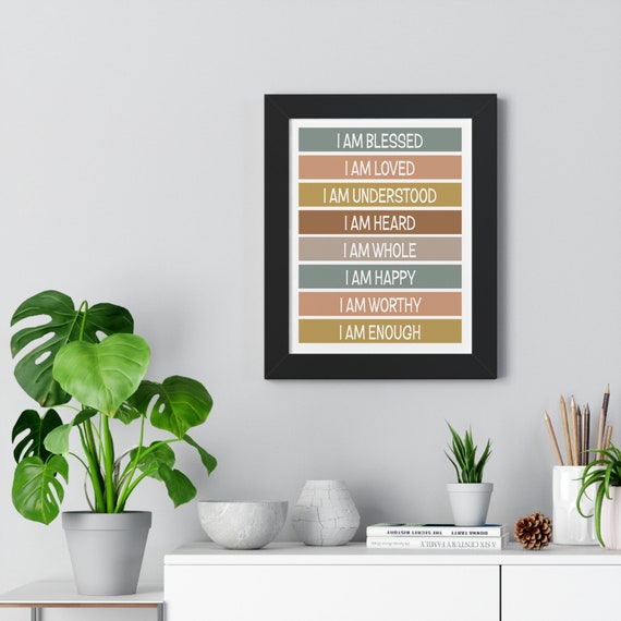 Ctosree 9 adesivi da parete in vinile con frasi motivazionali, adesivi da parete con frasi motivazionali, grandi adesivi rimovibili con citazione positiva, decalcomania per casa, ufficio, scuola