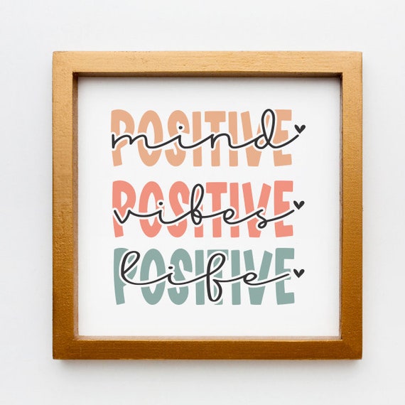 Good Vibes Affirmation Art Print Good Vibes Affirmation Art Print