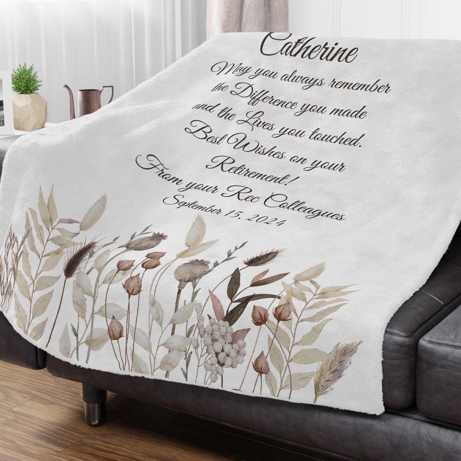 retirement gifts for women retirement blanket personalized coworker teacher retirement gift custom retirement gifts for women minimalist
