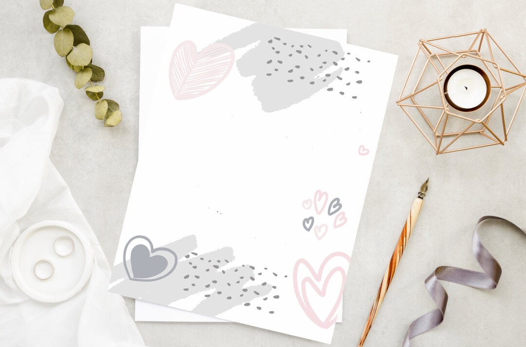 Hearts Printable Png Jpg Ai File Digital Download Digital Print Hearts ...