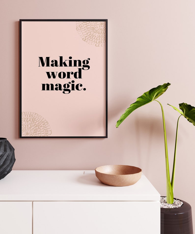 Printable Writer Art Home Office Wall Art Home Office Etsy