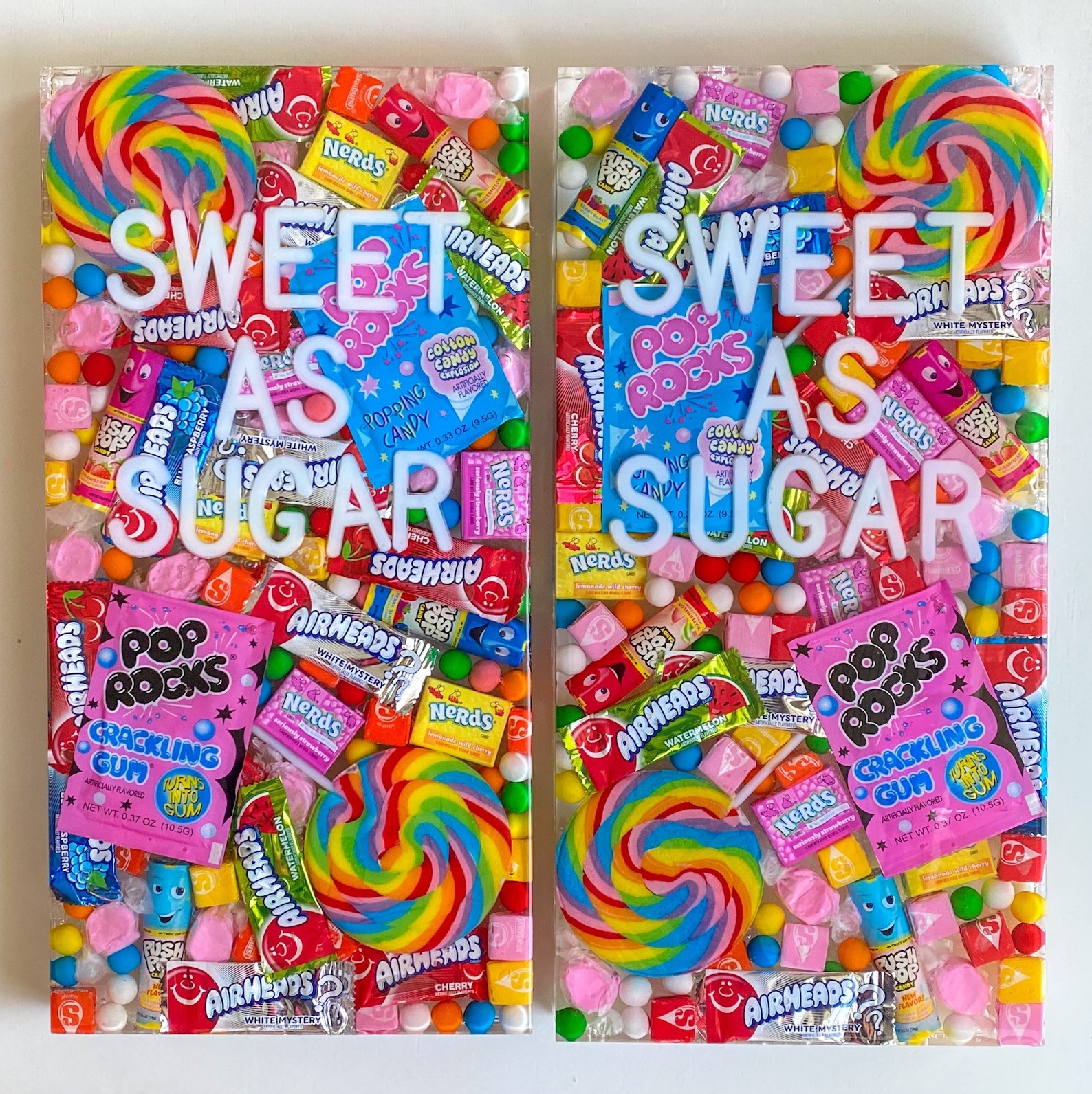 Candy Wall Art Custom Order 18x9 Resin Candy Art - Etsy Canada