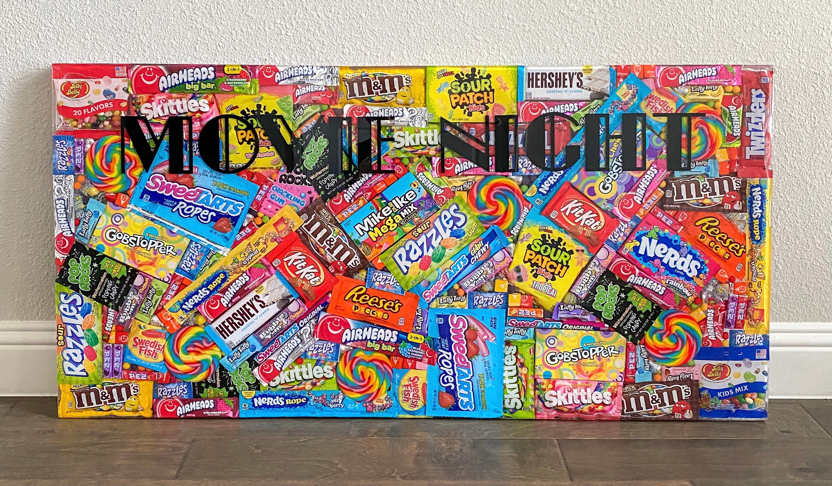 Custom Candy Wall Art Large Resin Art - Etsy
