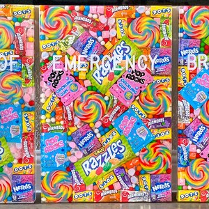 Custom Candy Wall Art Resin Large - Etsy