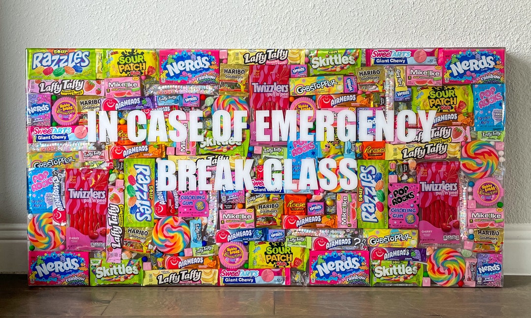 Custom Candy Wall Art, Large Resin Art - Etsy