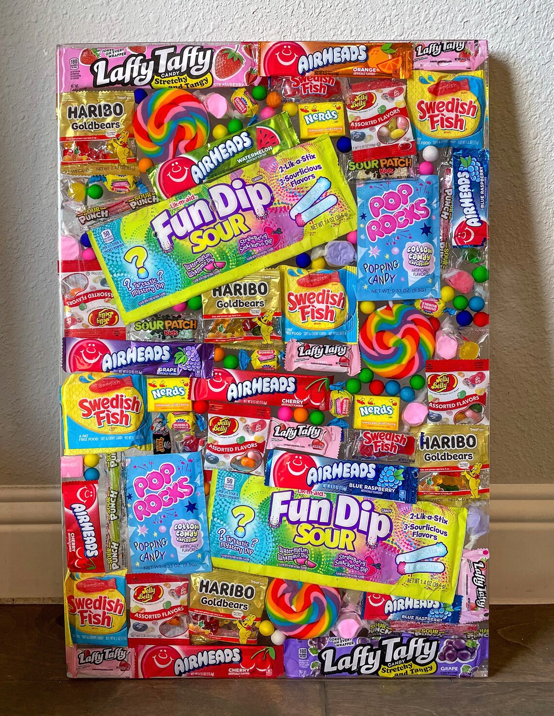 Fun Dip Candy Wall Art Ready to Ship Etsy