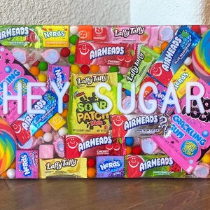 Candy Wall Art, Custom Order 18x9 Resin Candy Art - Etsy