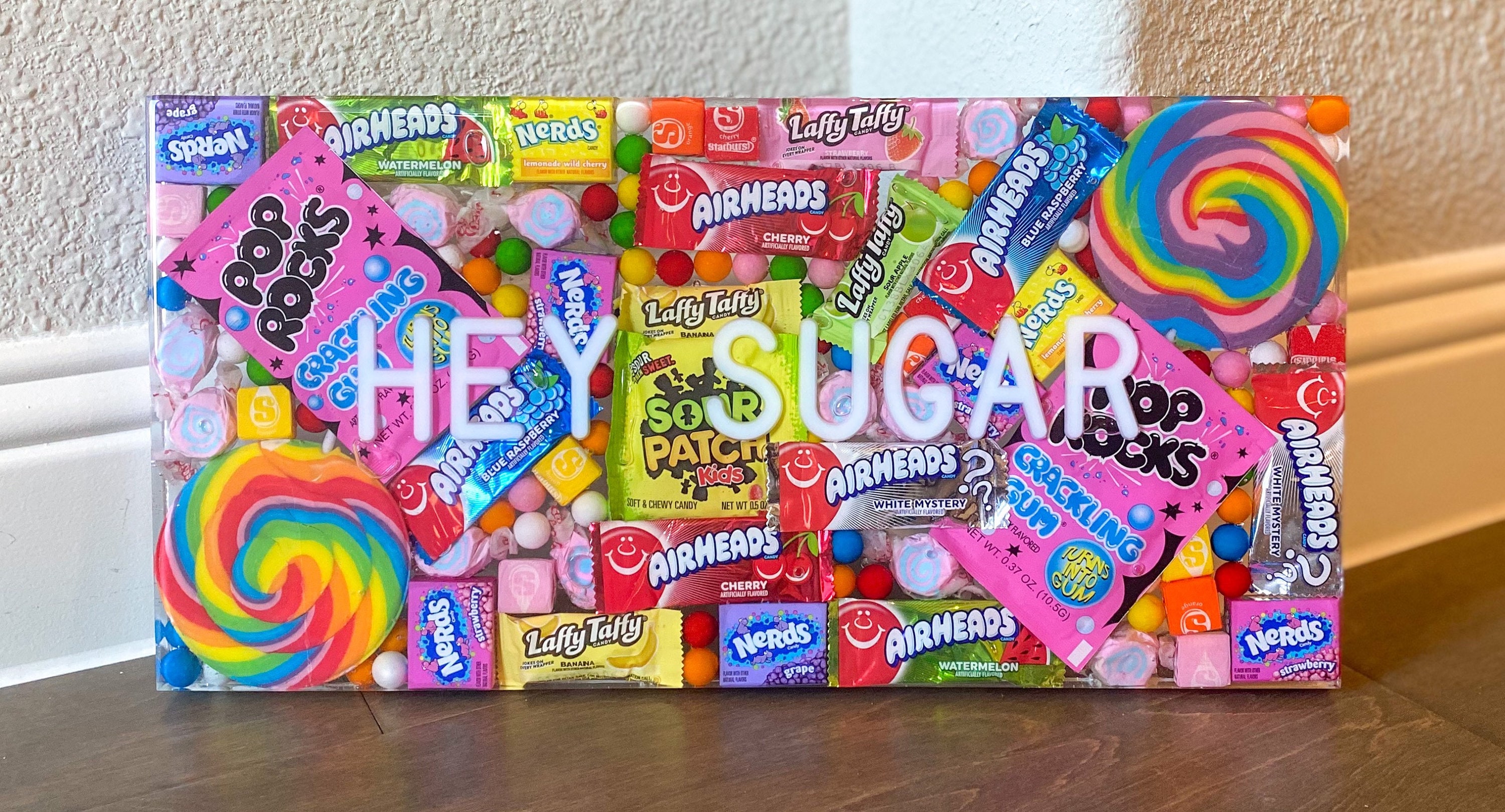 Candy Wall Art Custom Order 18x9 Resin Candy Art Etsy