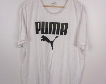Etsy Men L Size - T-shirt / Yellow Puma M Oldschool Puma Vintage Shirt Women