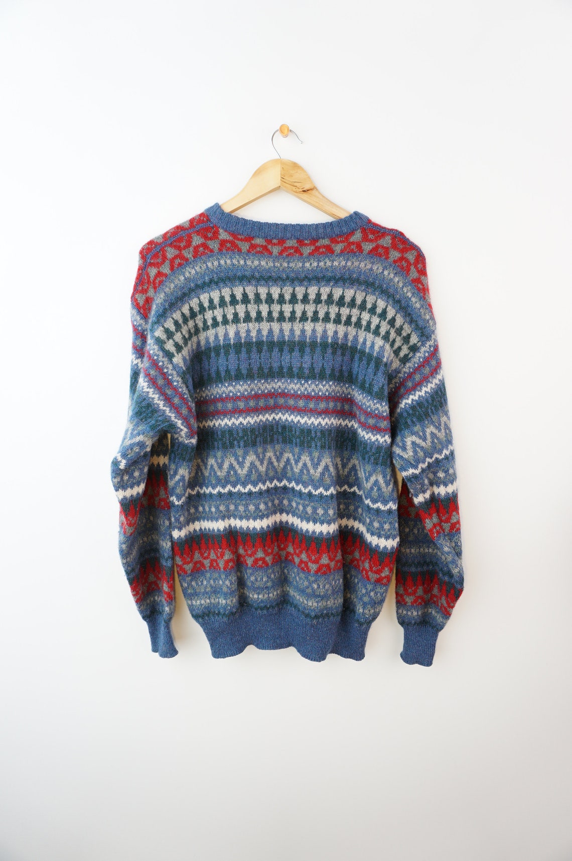 Vintage 90s Retro 80s Oldschool Sweater Pulli Pullover Knit | Etsy