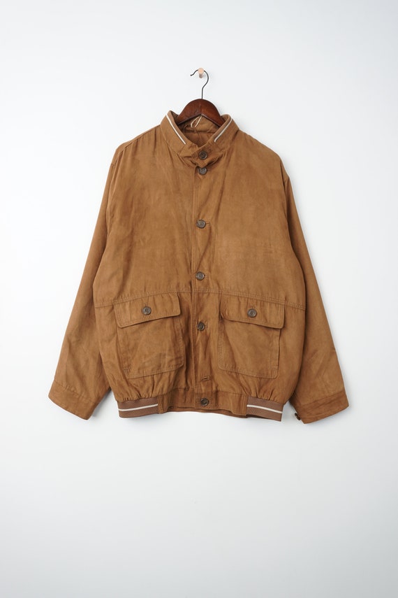 Vintage Babista Micro Suede Jacket Size L-XL - Etsy