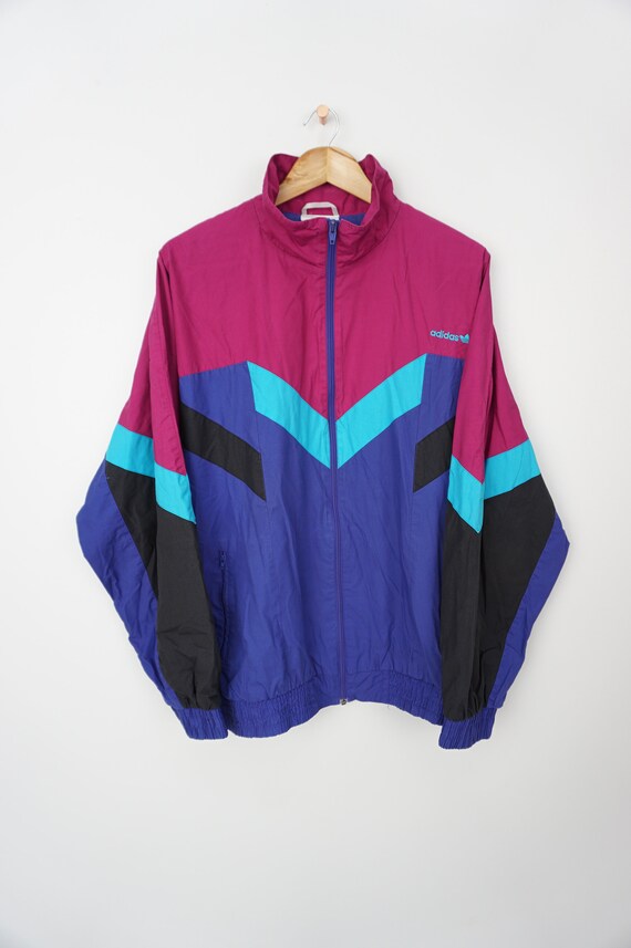 Vintage Shelljacket Sportjacket Windbreaker Sports Jacket 80s 90s Size M