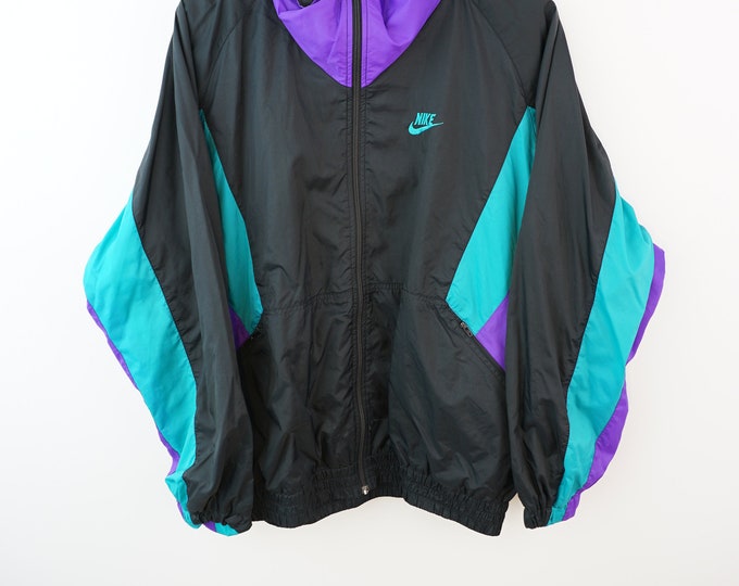 Vintage 90\u2019s retro 80\u2019s sport shelljacke shelljacket windbreaker oldschool sportjacke sportjacket
