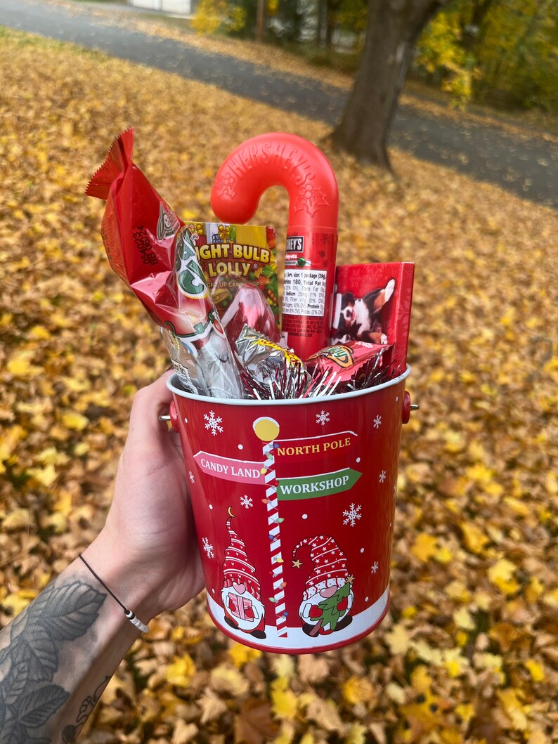 Christmas Mini Gift Bucket / Holiday Gift Basket Etsy Canada