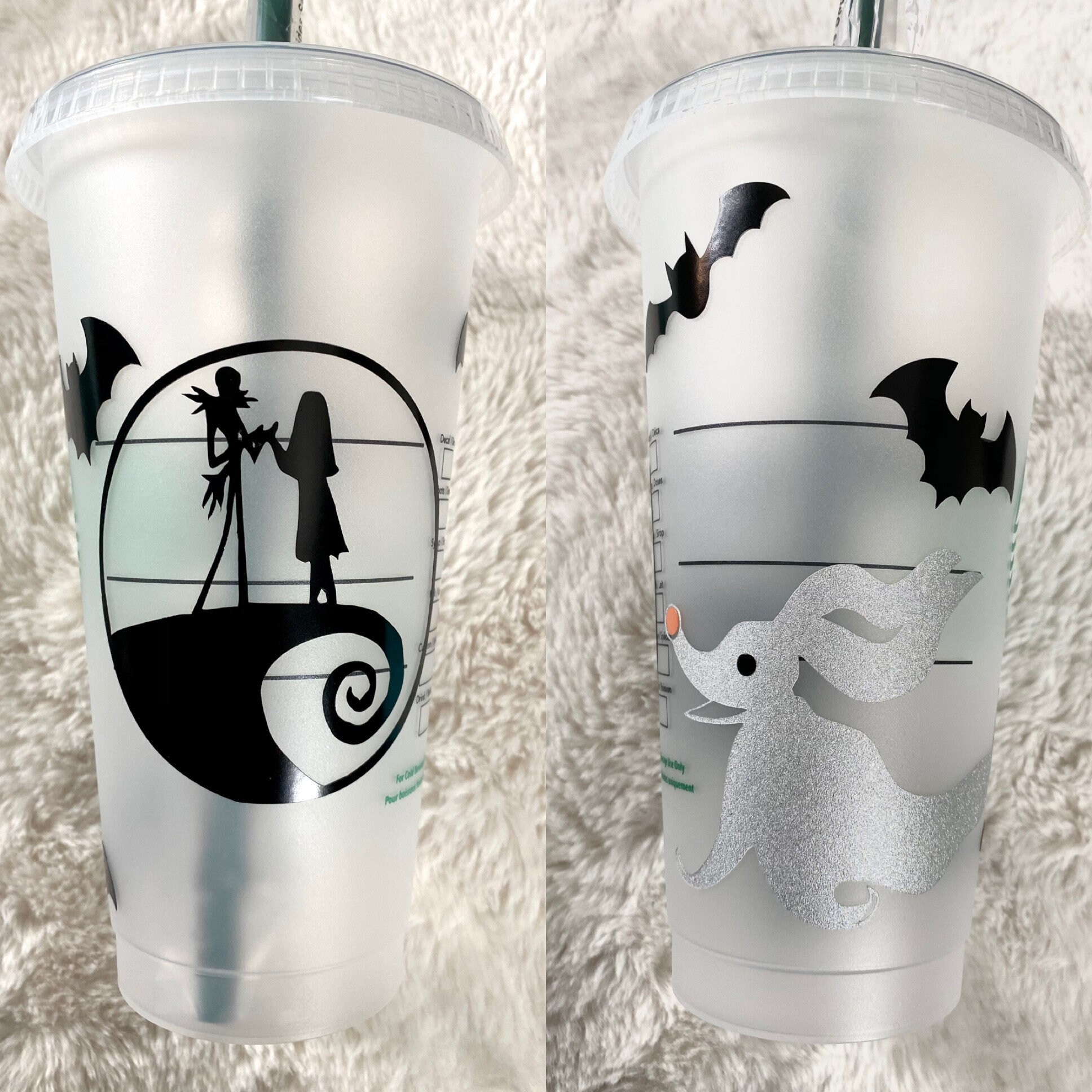 Nightmare Before Christmas Inspired Starbucks Cold Cup / Etsy India