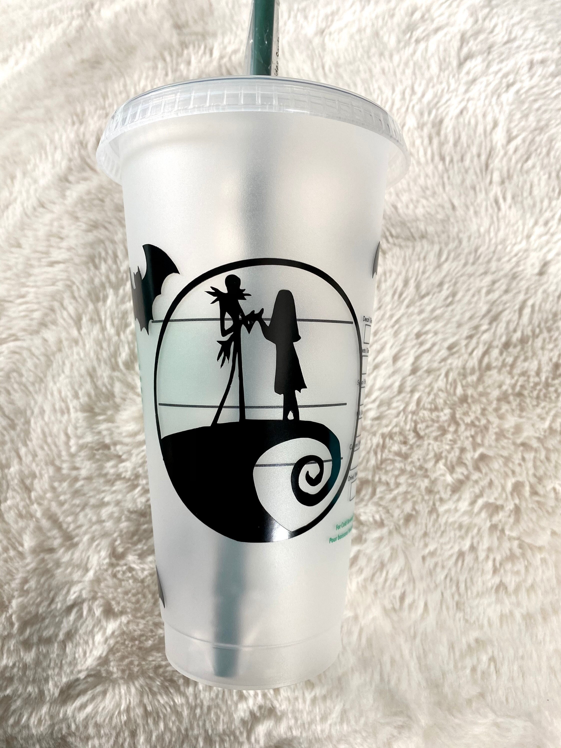 Nightmare Before Christmas Inspired Starbucks Cold Cup / Etsy India