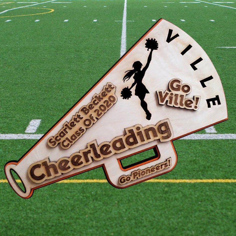 Cheerleading Award Plaque Etsy