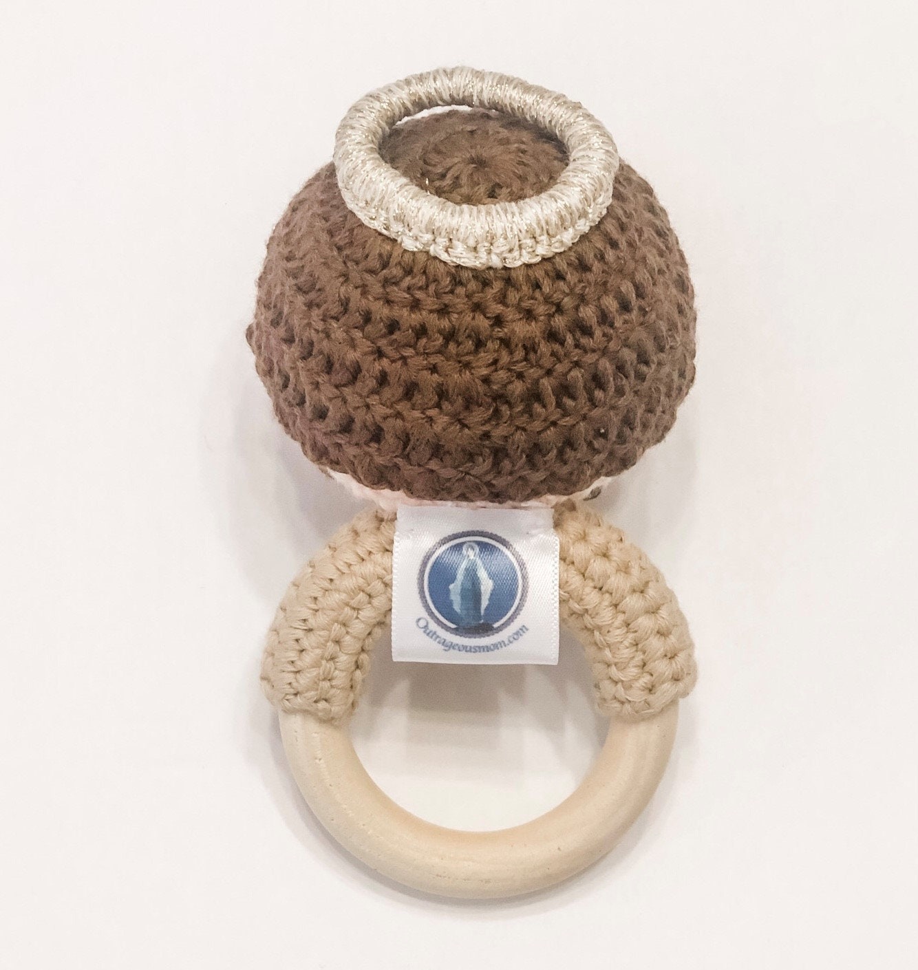St. Joseph Baby Rattle-handmade Pima Cotton - Etsy