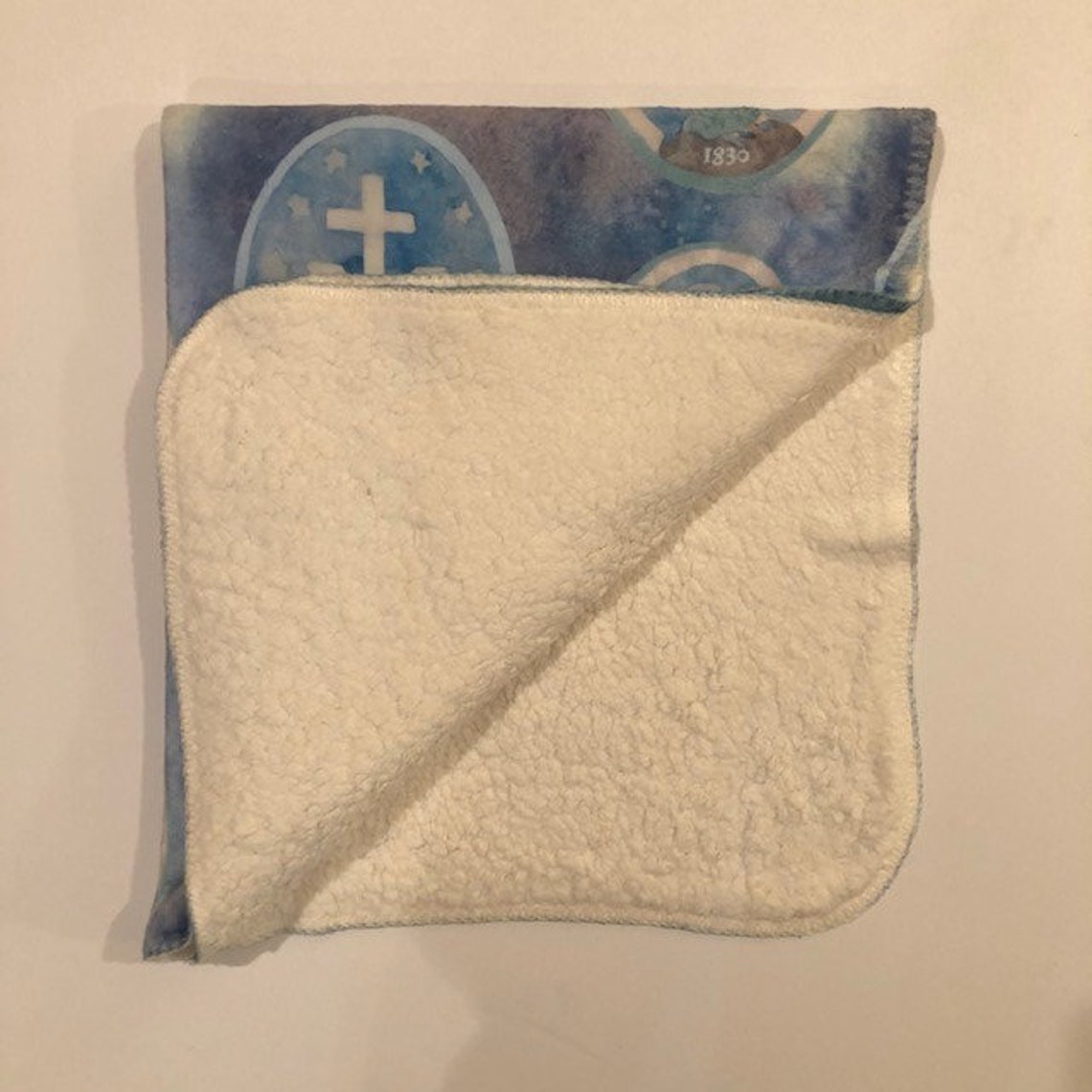 Catholic Baby Blanket Mary Blanket Baptism Blanket Catholic Etsy