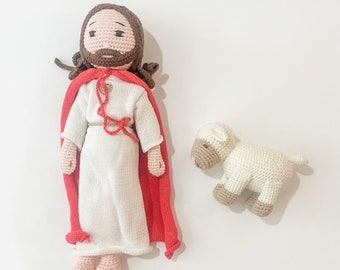 Good Shepherd Doll | Jesus Doll | Lamb of God Doll | Sacred Heart of Jesus Doll | Catholic Doll