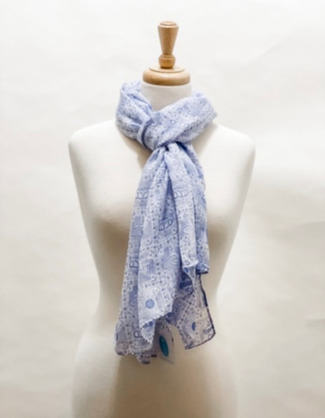 Fatima Tile Catholic Scarf Catholic Mary Scarf Adorned With Miraculous