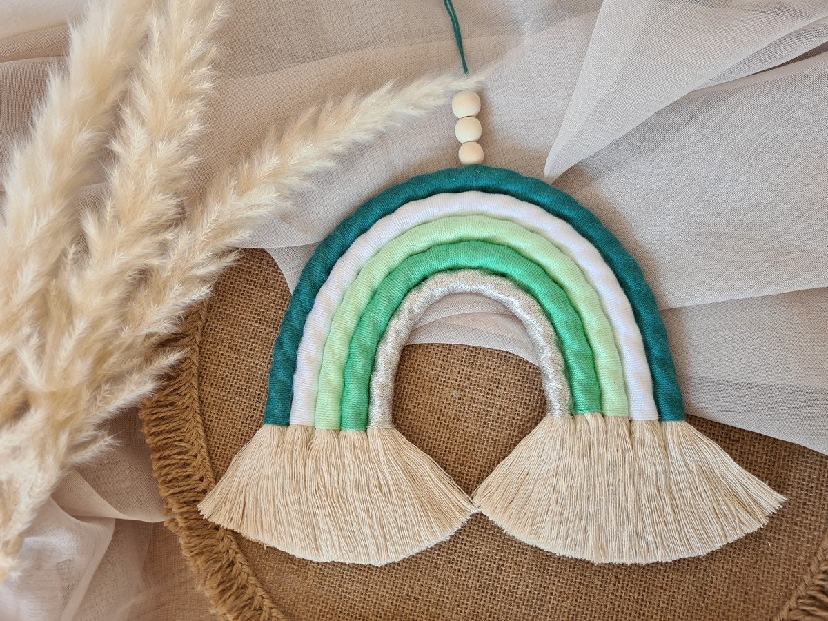 En Stock Arc-En-Ciel en Macramé
