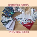 Customizable napkin product logo