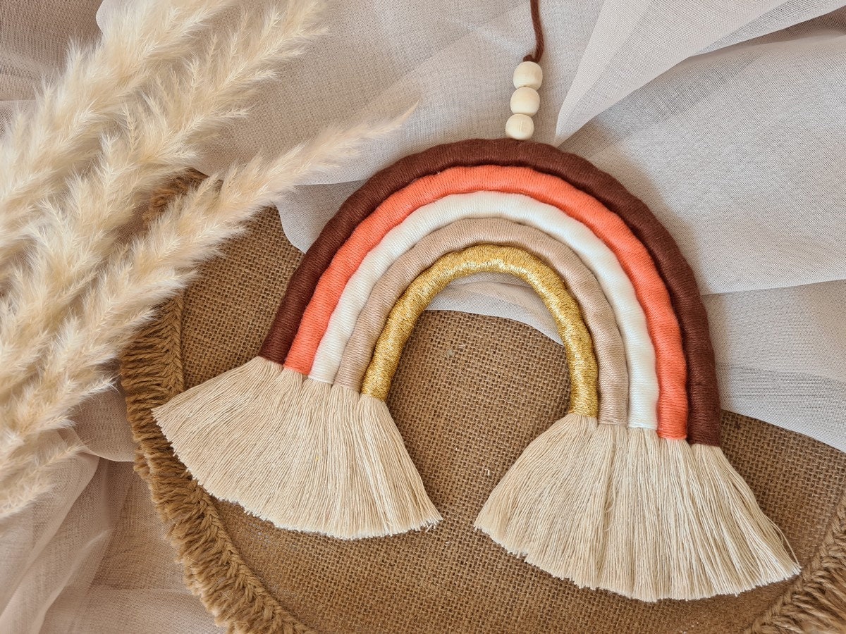En Stock Arc-En-Ciel en Macramé