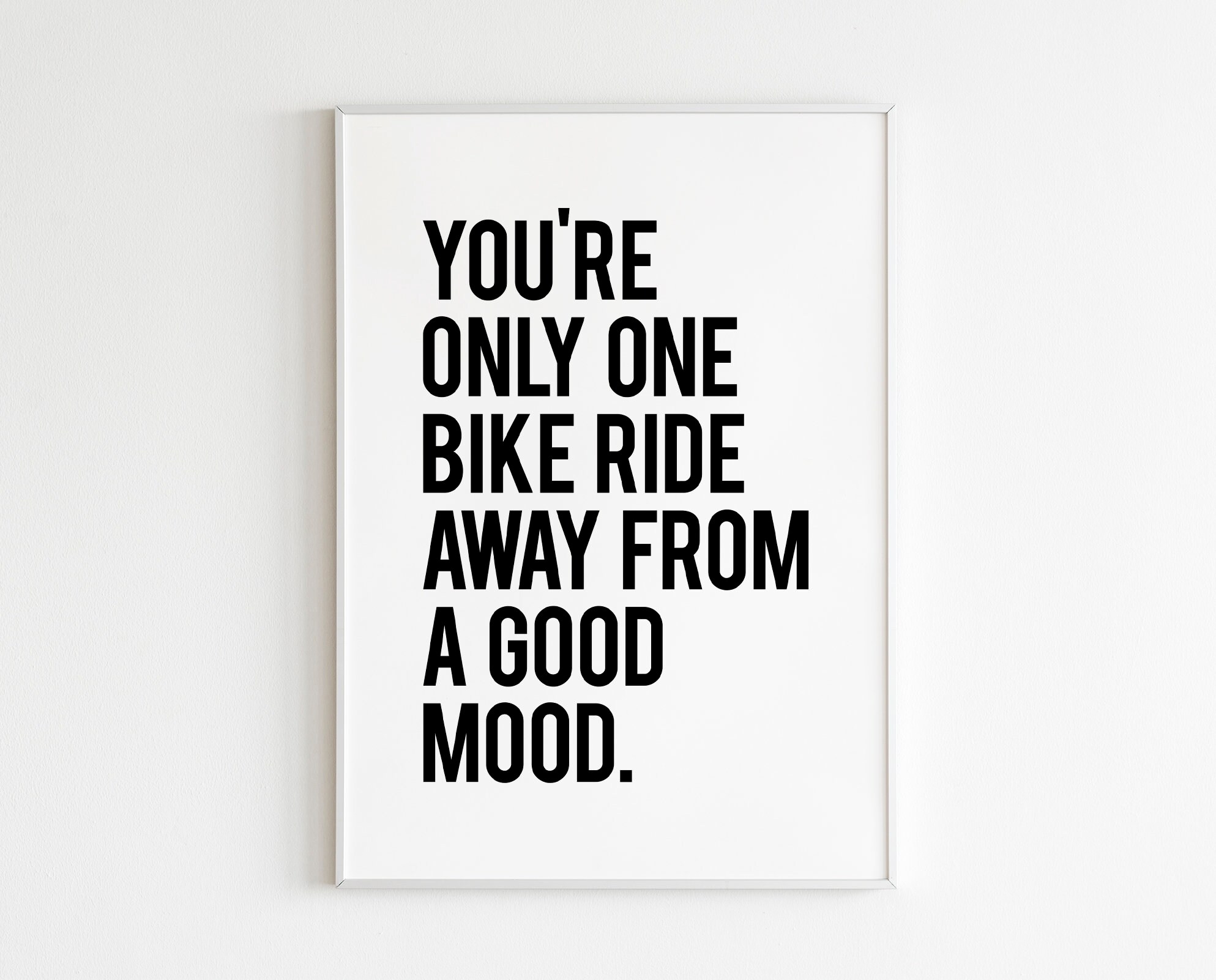 Only one bike hot sale