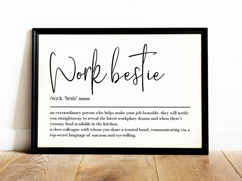 Work Bestie Gift Leaving a Job Leaving Gift Coworker Gift Etsy UK