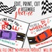 Hot Wheels Valentine Cards Printable Matchbox Car Valentine Tags Boy ...