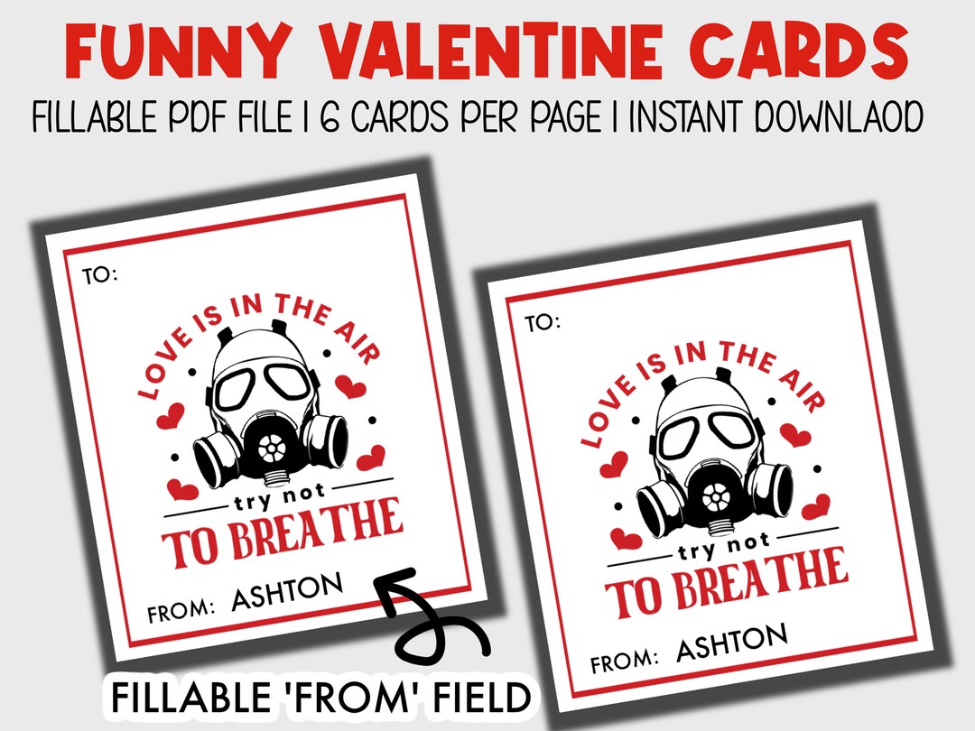 Valentine Cards for Boys | Funny Valentine Cards for Kids | Printable ...