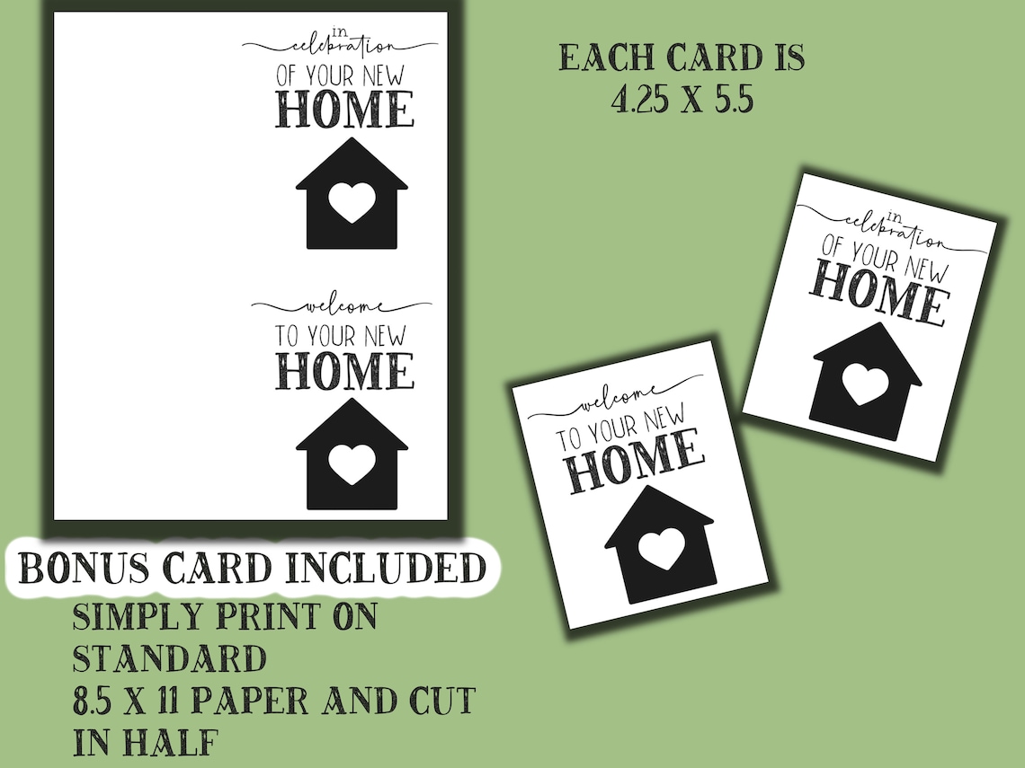 Housewarming Printable Home Blessing Bread Salt Wine New - Etsy