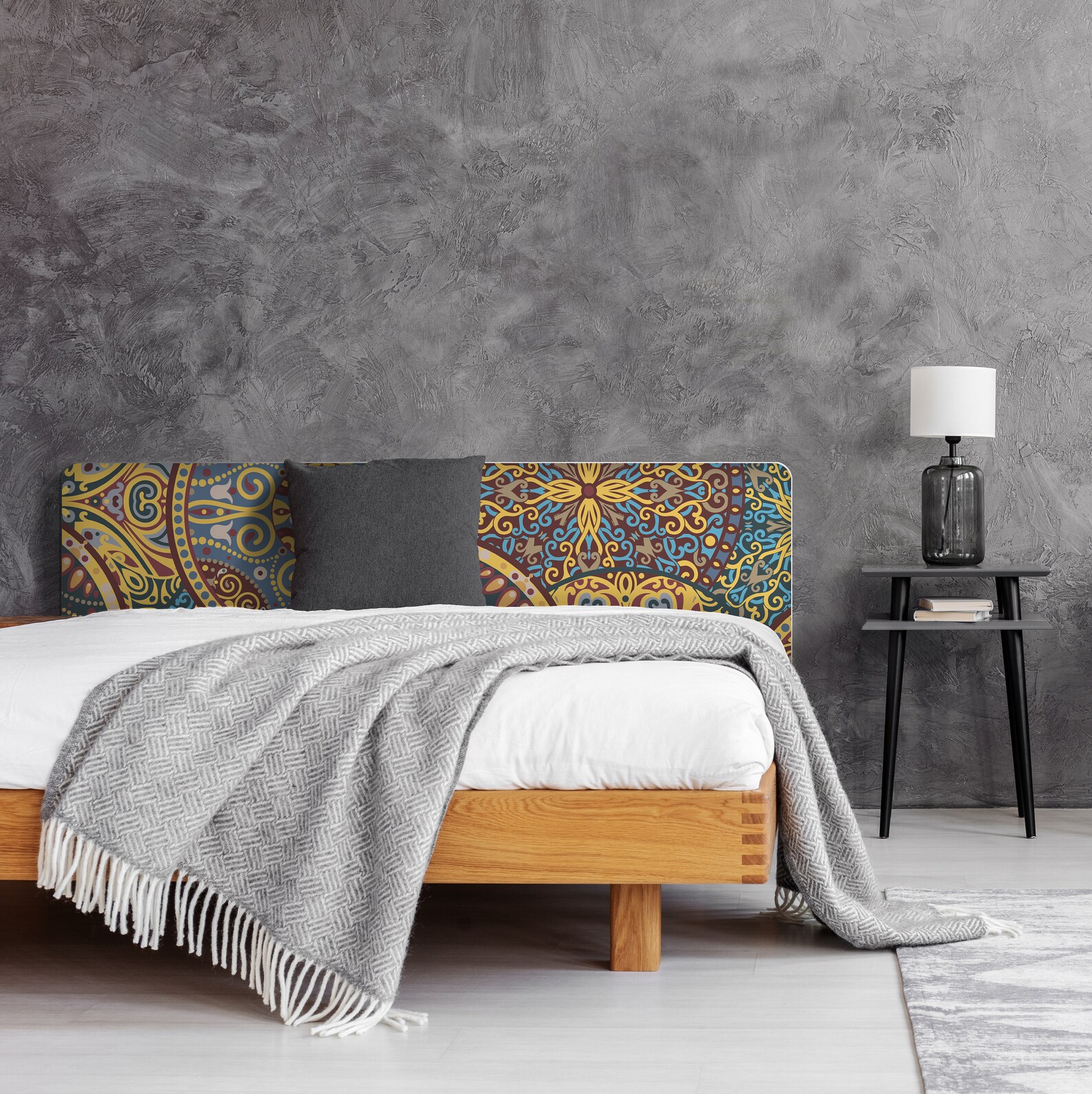 PVC Bed Headboard. Mandalas Circular Design Etsy